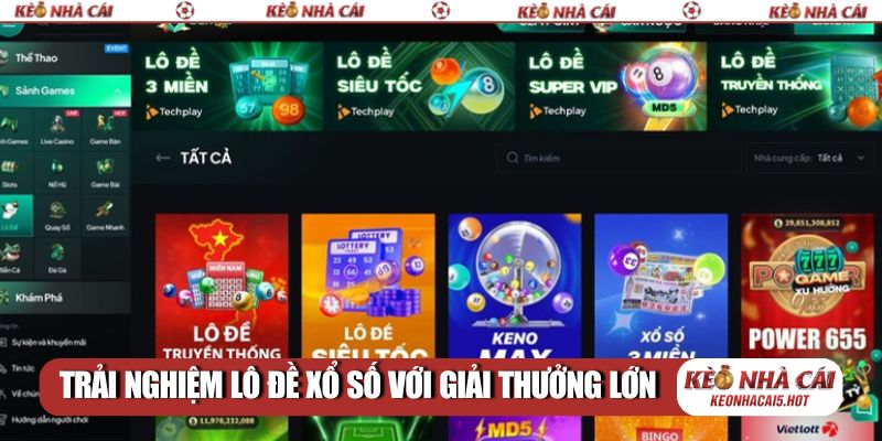 Trải nghiệm lô đề xổ số tại Gem88 với giải thưởng lớn